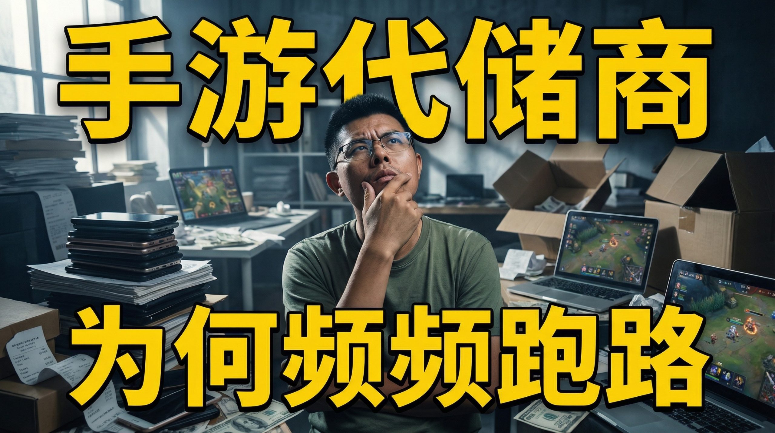 手游代储商为何频频跑路?这究竟是到底是道德的沦丧,还是人性的扭曲…… 视频封面